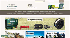 Desktop Screenshot of lgprodukter.se